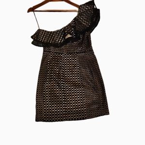 J. Crew Collection One Shoulder Dress